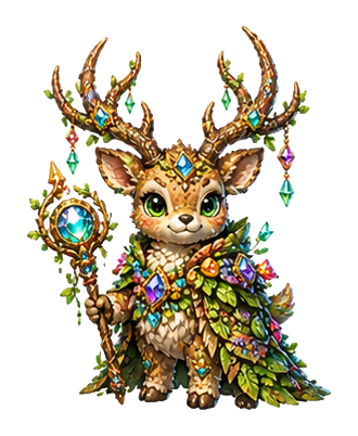 Glowkin unicorn game character